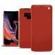 Capa em pele Samsung Galaxy Note9 - Papaye ( Pantone 180C ) 
