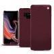 Housse cuir Samsung Galaxy Note9 - Lie de vin ( Pantone 5115C ) 