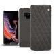 Capa em pele Samsung Galaxy Note9 - Anthracite - Couture ( Pantone 424C ) 