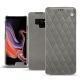 Capa em pele Samsung Galaxy Note9 - Acier vintage - Couture