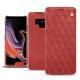 Capa em pele Samsung Galaxy Note9 - Cerise vintage - Couture