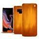 Housse cuir Samsung Galaxy Note9 - Orange Patine