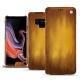 Samsung Galaxy Note9 leather case - Doré Patine