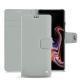 Samsung Galaxy Note9 leather case - Gris ( Nappa - Pantone W428C ) 