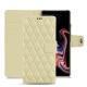 Funda de piel Samsung Galaxy Note9 - Beige - Couture ( Nappa - Pantone 7502C ) 