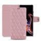 Custodia in pelle Samsung Galaxy Note9 - Rose - Couture ( Nappa - Pantone 2365C ) 
