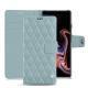 Capa em pele Samsung Galaxy Note9 - Bleu ciel - Couture ( Nappa - Pantone 277C ) 