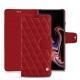 Funda de piel Samsung Galaxy Note9 - Rouge - Couture ( Nappa - Pantone 199C ) 