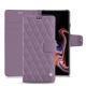 硬质真皮保护套 Samsung Galaxy Note9 - Lilas - Couture ( Nappa - Pantone 2645U ) 