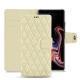 Capa em pele Samsung Galaxy Note9 - Ivoire - Couture ( Sleek P C12 - White ) 