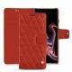 Capa em pele Samsung Galaxy Note9 - Papaye - Couture ( Pantone 180C ) 