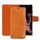 Capa em pele Samsung Galaxy Note9 - Mandarine vintage ( Pantone 165C ) 