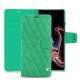 Samsung Galaxy Note9 leather case - Menthe vintage - Couture