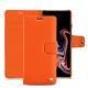 Lederschutzhülle Samsung Galaxy Note9 - Orange fluo