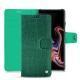 Custodia in pelle Samsung Galaxy Note9 - Crocodile pino