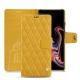 Funda de piel Samsung Galaxy Note9 - Jaune soulèu - Couture