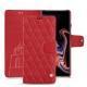 Capa em pele Samsung Galaxy Note9 - Rouge troupelenc - Couture