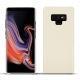 Samsung Galaxy Note9 leather cover - Blanc (  Nappa - White ) 