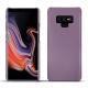 Samsung Galaxy Note9 leather cover - Lilas ( Nappa - Pantone 2645U ) 