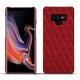 Lederschutzhülle Samsung Galaxy Note9 - Rouge - Couture ( Nappa - Pantone 199C ) 