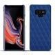Samsung Galaxy Note9 leather cover - Bleu océan - Couture ( Nappa - Pantone 293C ) 