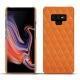 レザーケース Samsung Galaxy Note9 - Orange - Couture ( Nappa - Pantone 1495U ) 