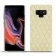 Funda de piel Samsung Galaxy Note9 - Ivoire - Couture ( Sleek P C12 - White ) 