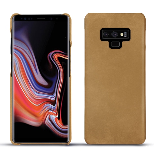 Lederschutzhülle Samsung Galaxy Note9Sable vintage ( Pantone #9b7340 ) 