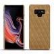 Coque cuir Samsung Galaxy Note9 - Sable vintage - Couture