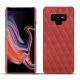 Coque cuir Samsung Galaxy Note9 - Cerise vintage - Couture