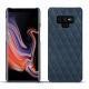 Samsung Galaxy Note9 leather cover - Jean vintage - Couture