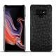 Custodia in pelle Samsung Galaxy Note9 - Autruche nero