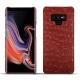 Funda de piel Samsung Galaxy Note9 - Autruche ciliegia