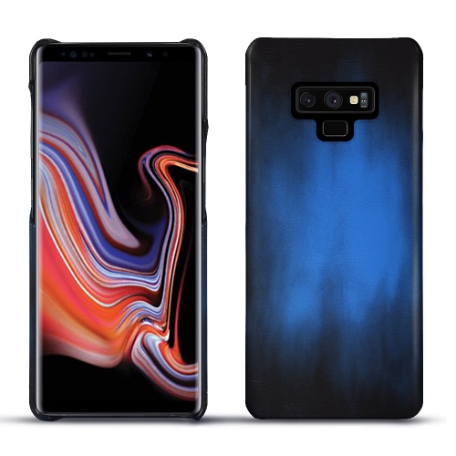 Custodia in pelle Samsung Galaxy Note9Bleu Patine