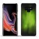 Lederschutzhülle Samsung Galaxy Note9 - Vert Patine