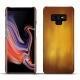 Samsung Galaxy Note9 leather cover - Doré Patine