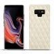 レザーケース Samsung Galaxy Note9 - Blanc escumo - Couture