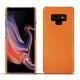 Coque cuir Samsung Galaxy Note9 - Orange PU