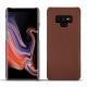 レザーケース Samsung Galaxy Note9 - Marron délicat