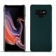 Samsung Galaxy Note9 leather cover - Vert séduisant