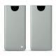 Samsung Galaxy Note8 leather pouch - Gris ( Nappa - Pantone W428C ) 