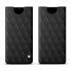 가죽 커버 Samsung Galaxy Note8 - Noir - Couture ( Nappa - Black ) 