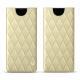 Samsung Galaxy Note8 leather pouch - Beige - Couture ( Nappa - Pantone 7502C ) 