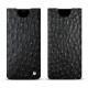 Custodia in pelle Samsung Galaxy Note8 - Autruche nero