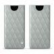 Funda de piel Samsung Galaxy Note9 - Gris - Couture ( Nappa - Pantone W428C ) 