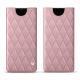 レザーケース Samsung Galaxy Note9 - Rose - Couture ( Nappa - Pantone 2365C ) 
