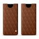 Samsung Galaxy Note9 leather pouch - Marron - Couture ( Nappa - Pantone 1615C ) 