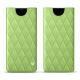 Funda de piel Samsung Galaxy Note9 - Vert olive - Couture ( Nappa - Pantone 578U ) 