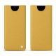 Samsung Galaxy Note9 leather pouch - Mimosa ( Pantone 141C ) 