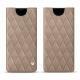 Custodia in pelle Samsung Galaxy Note9 - Taupe vintage - Couture